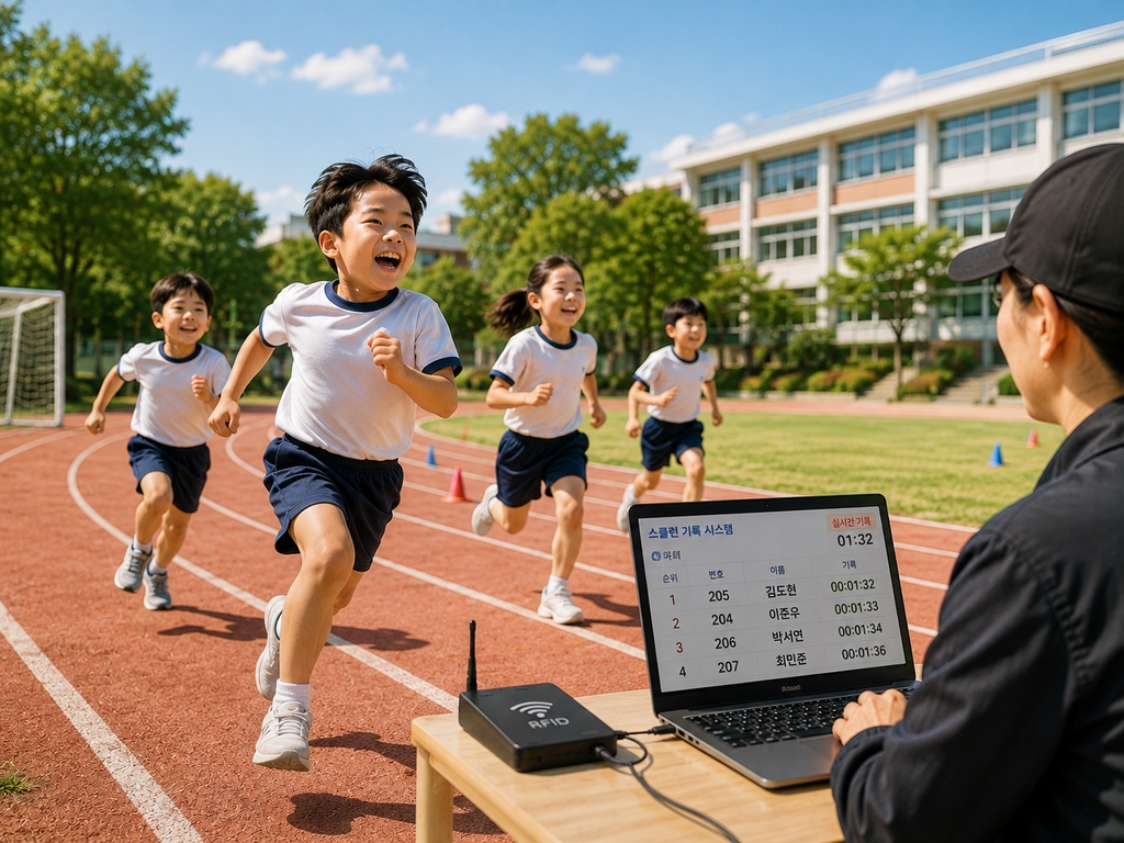 스쿨런 메인 일러스트